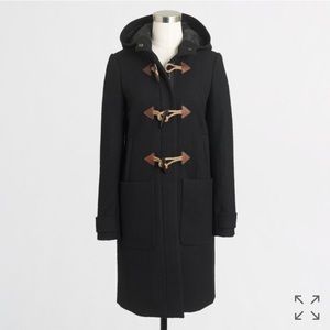 J Crew Factory toggle wool coat / 4 / BLACK